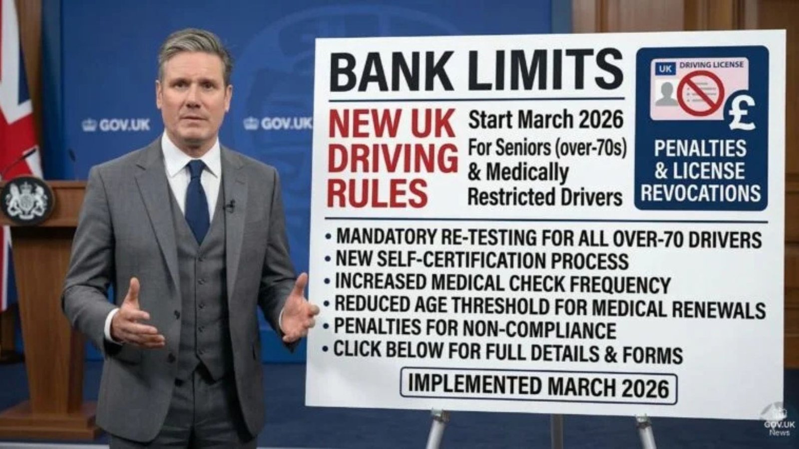 New UK Driving Rules for Over-70s