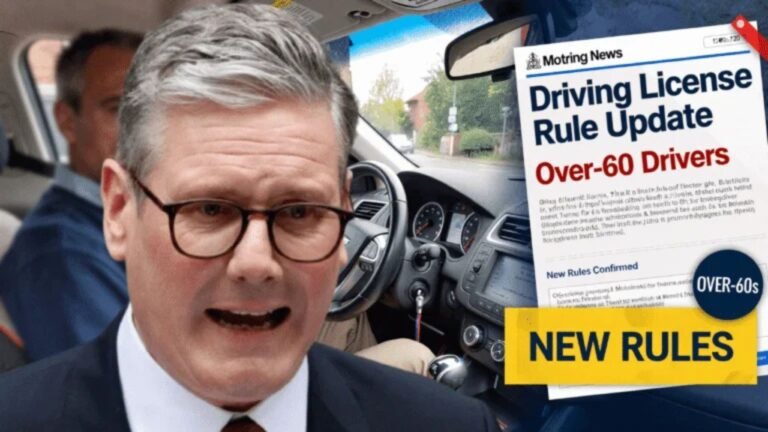 UK DVLA Driving Licence Rules for Drivers Over 60