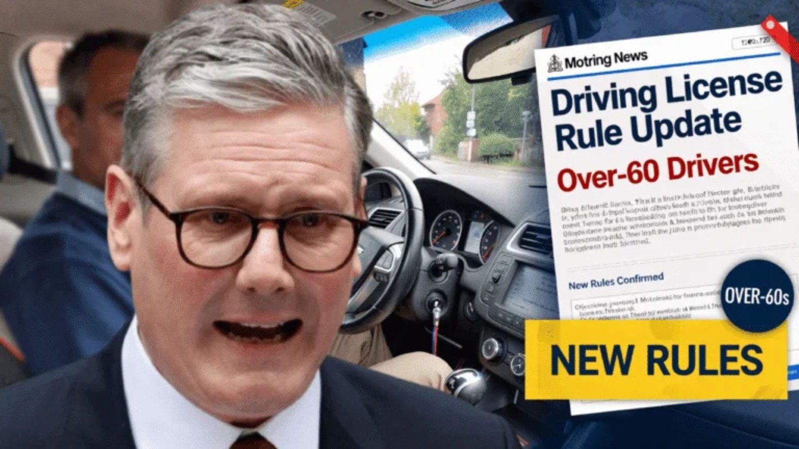 UK DVLA Driving Licence Rules for Drivers Over 60